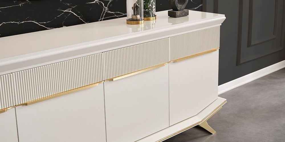 Angel Gold Ayaklı Yemek Odası