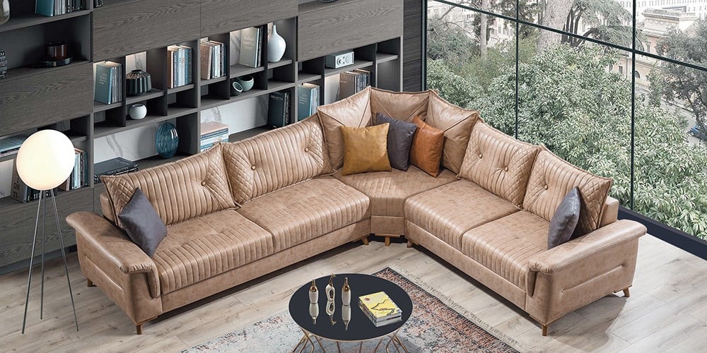 Anka Yataklı Köşe Koltuk