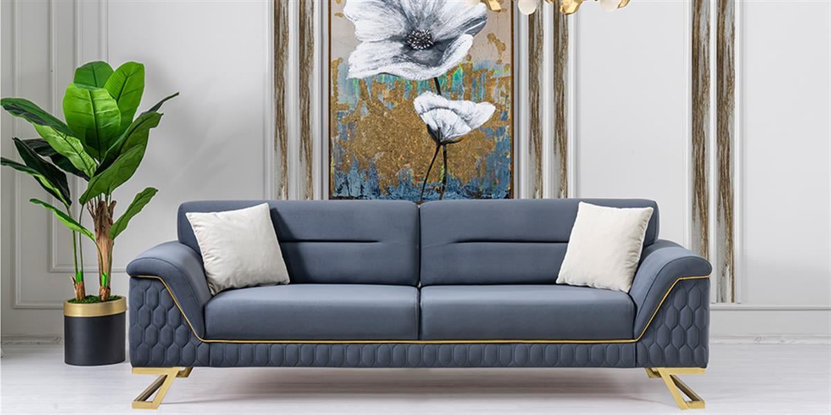 Artoo Gold Metal Koltuk Takımı