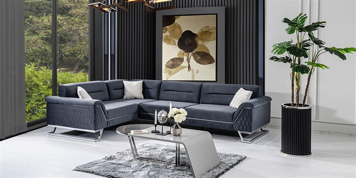 Artoo Metal Ayaklı Köşe Koltuk