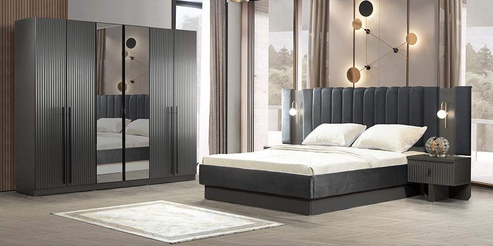 Asel Antrasit Yatak Odası