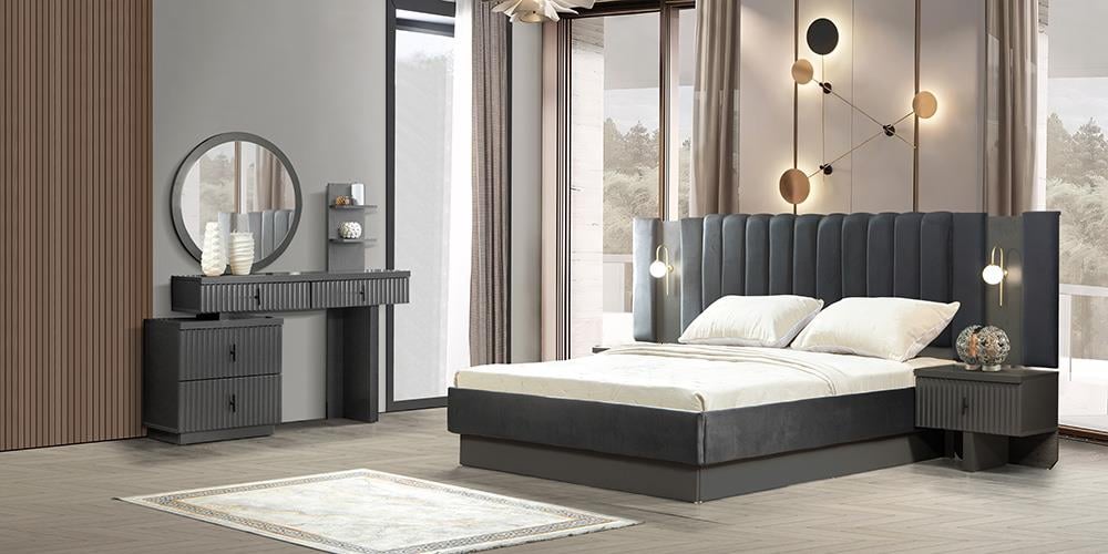 Asel Antrasit Yatak Odası