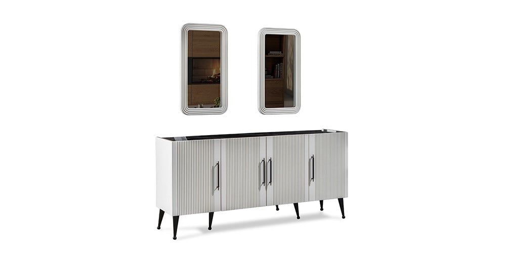 Asil Beyaz Yemek Odası