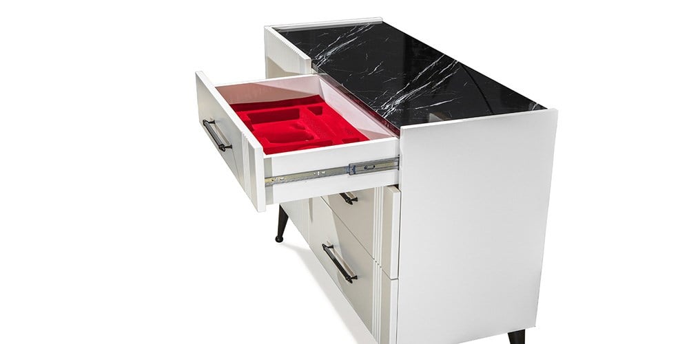 Asil Beyaz Yemek Odası