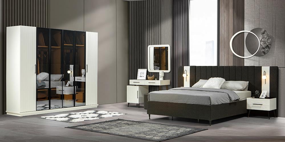 Asil Cam Kapaklı Yatak Odası