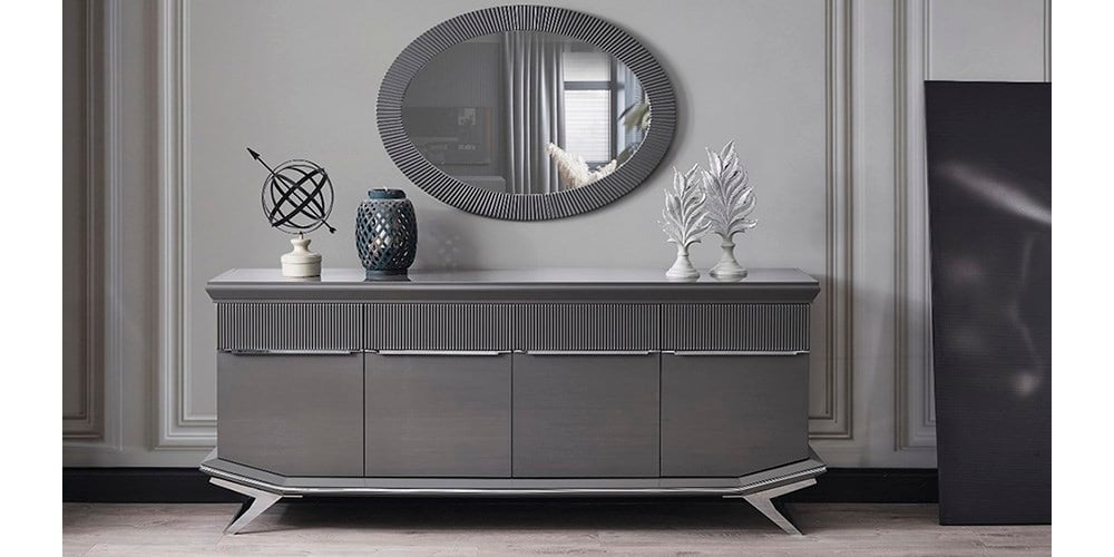 Asya Gümüş Ayaklı Konsol