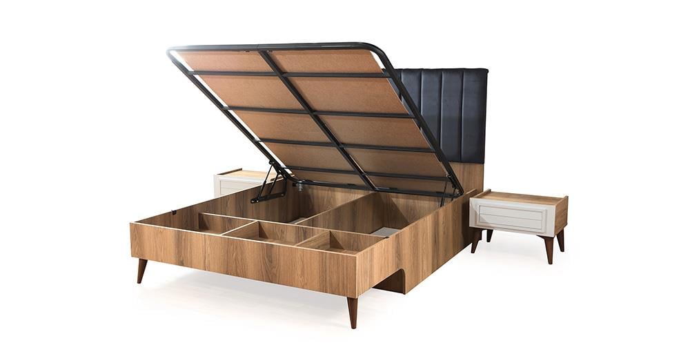 Beykoz Ceviz Bazalı Karyola