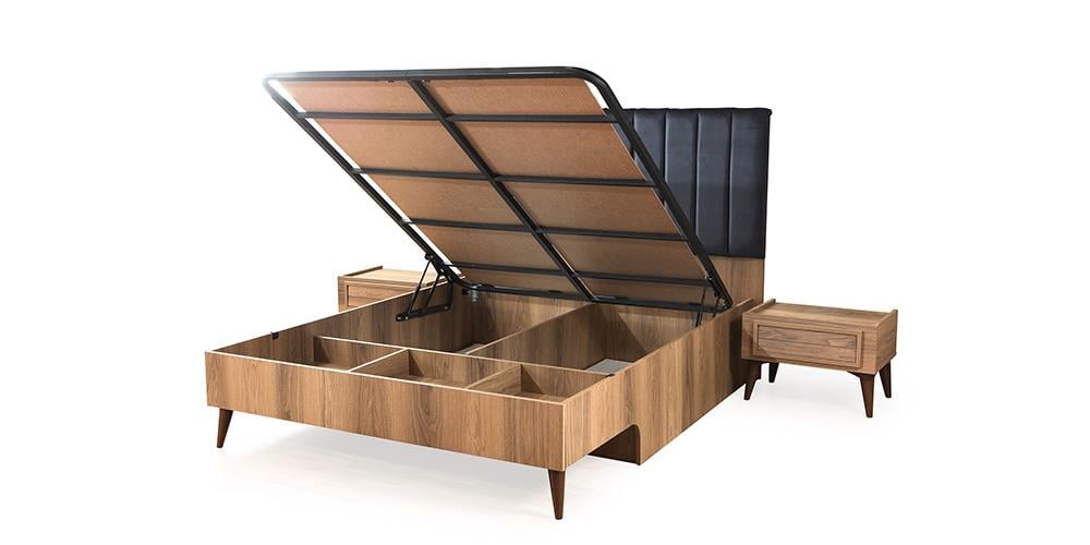 Beykoz Ceviz Bazalı Karyola