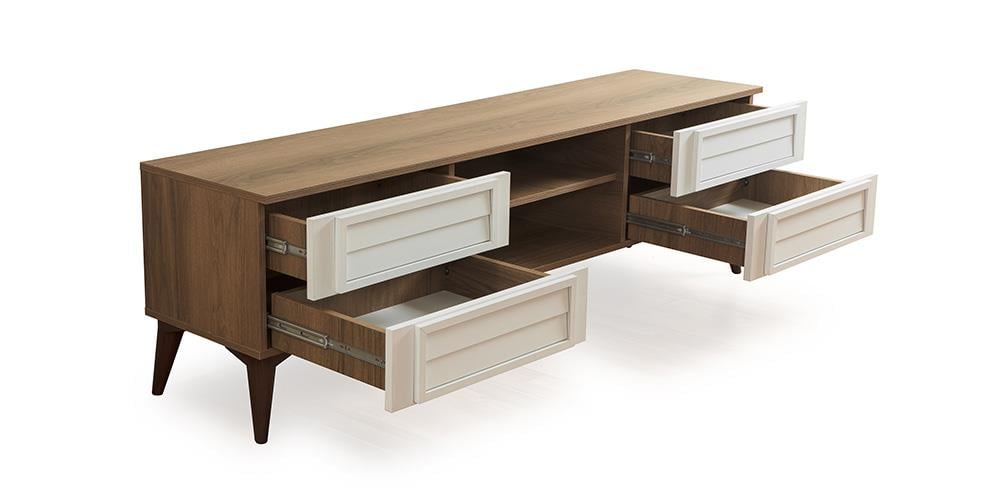 Beykoz Ceviz Beyaz TV Ünitesi