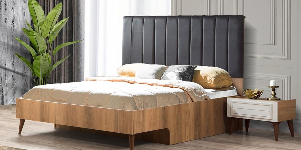 Beykoz Ceviz Beyaz Yatak Odası Takımı