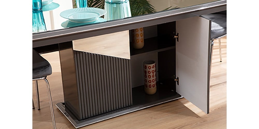 Biga Antrasit Yemek Masası