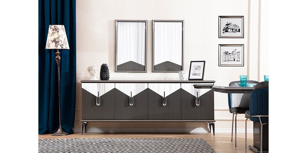 Biga Antrasit Yemek Odası