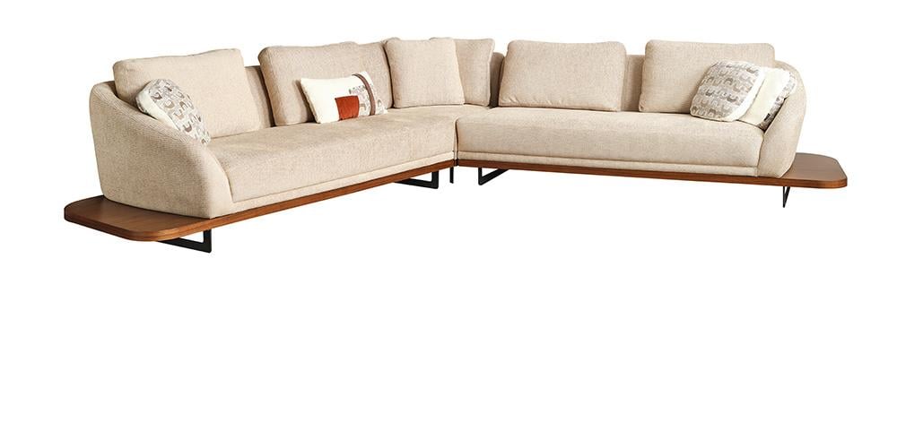 Bono Krem Köşe Koltuk Takımı