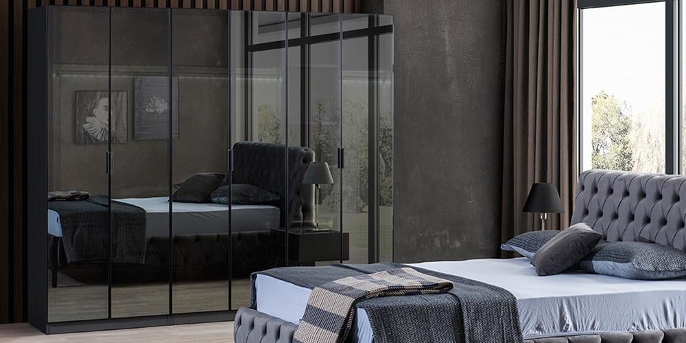 Bronze 6 Kapaklı Dolap