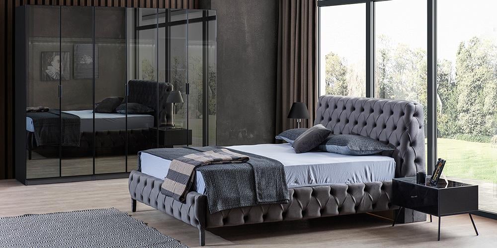 Bronze Antrasit Yatak Odası 