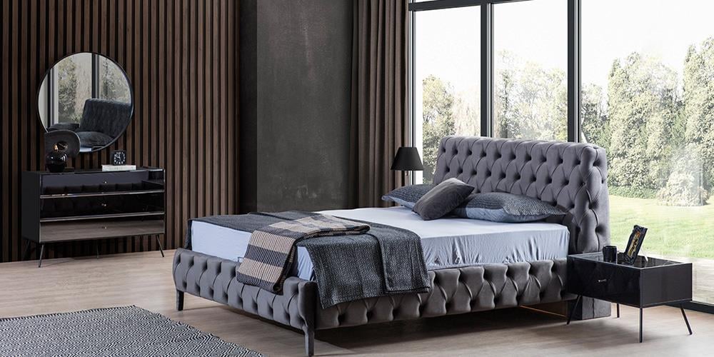Bronze Antrasit Yatak Odası 