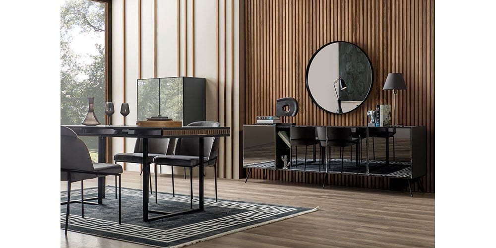 Bronze Antrasit Yemek Odası