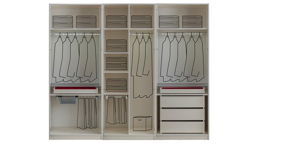 Bronze Aytaşı 6 Kapaklı Dolap