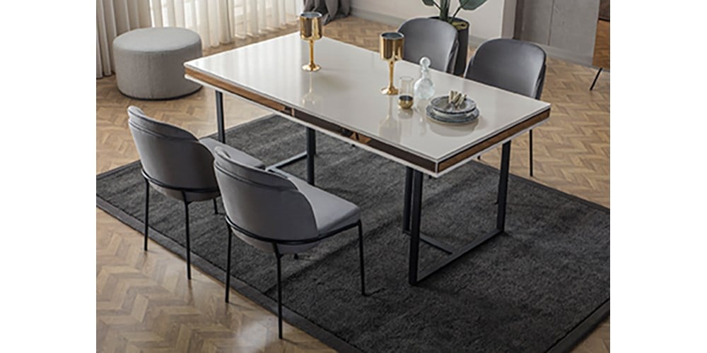 Bronze Aytaşı Yemek Odası