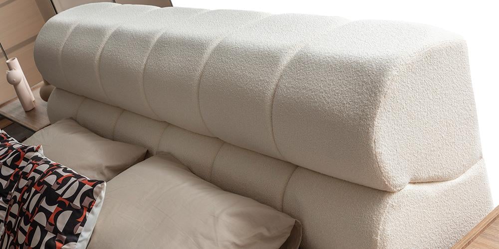 Bronze Beyaz Bazalı Karyola