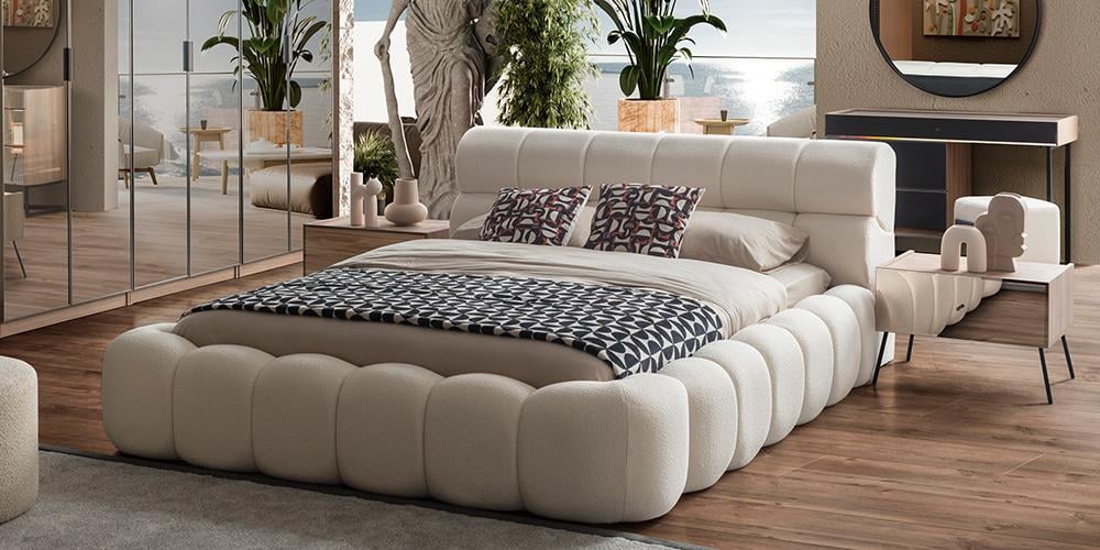 Bronze Ceviz 6 Kapaklı Yatak Odası 