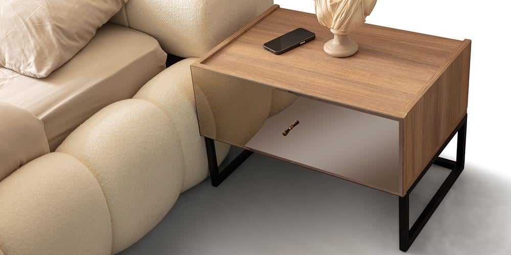 Bronze Ceviz 6 Kapaklı Yatak Odası 