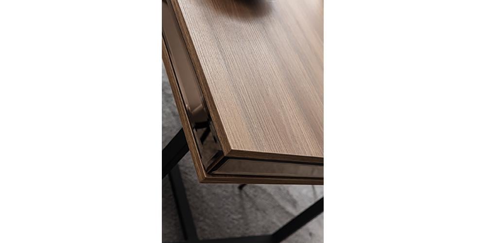 Bronze Ceviz Yemek Masası