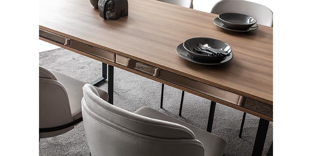 Bronze Ceviz Yemek Odası