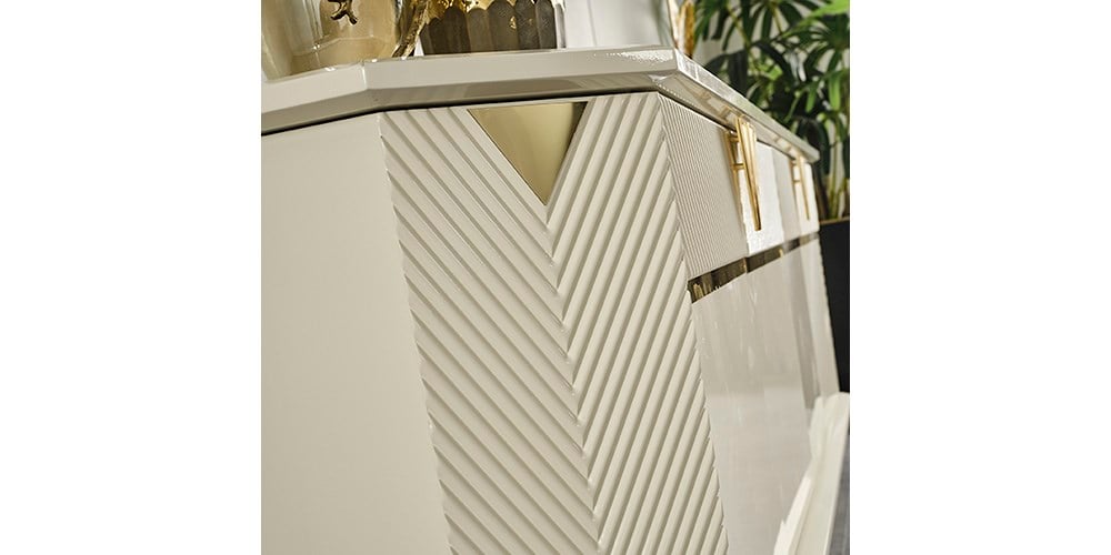 City Gold Ayaklı Aynalı Konsol