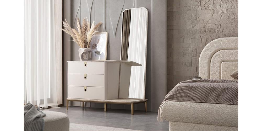 Cupra Aynalı Şifonyer