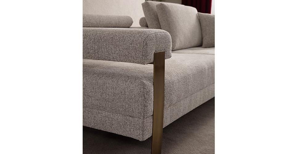 Deep Living Antik Yataklı Üçlü Koltuk