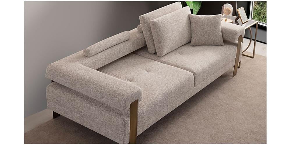 Deep Living Antik Yataklı Üçlü Koltuk