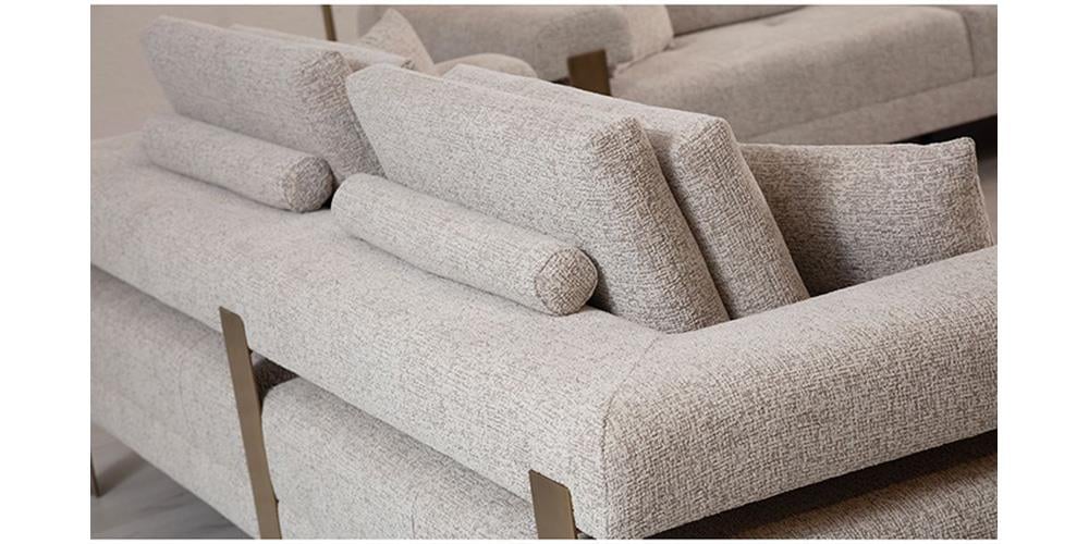 Deep Living Antik Yataklı Üçlü Koltuk