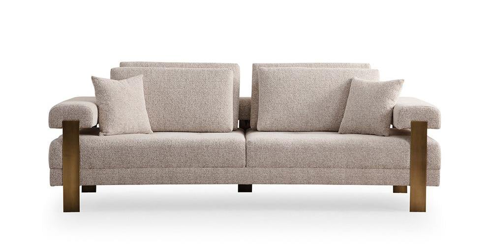 Deep Living Antik Yataklı Üçlü Koltuk