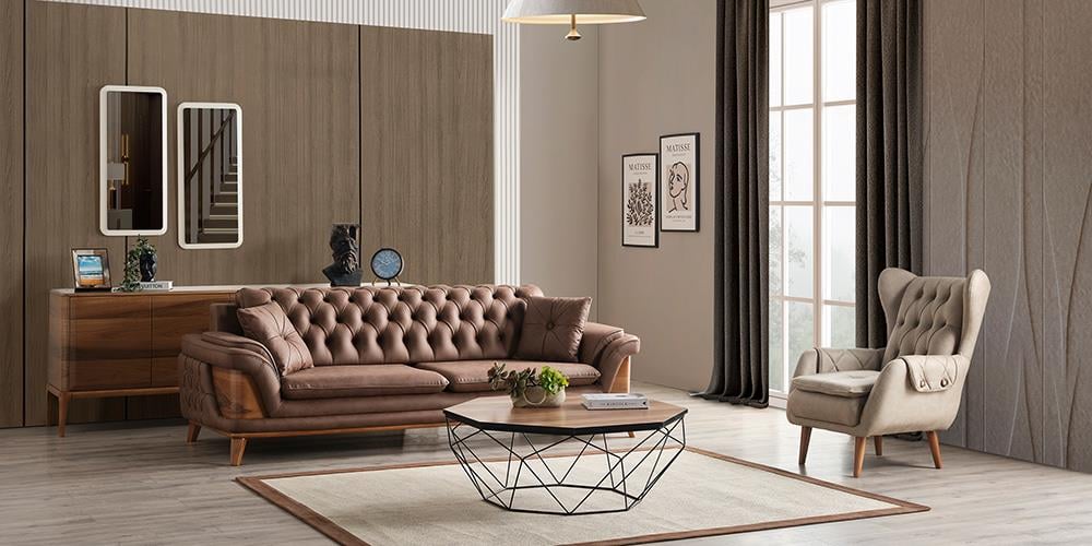 Deniz Kahve Koltuk Takımı