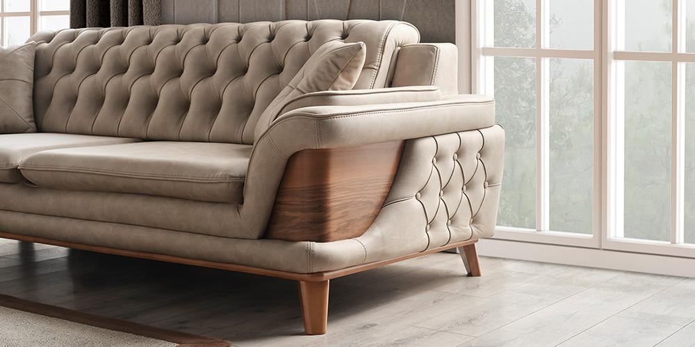 Deniz Kahve Üçlü Koltuk