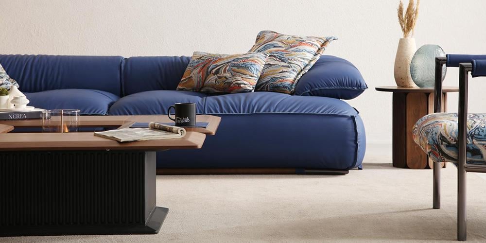 Derma Deri Üçlü Koltuk