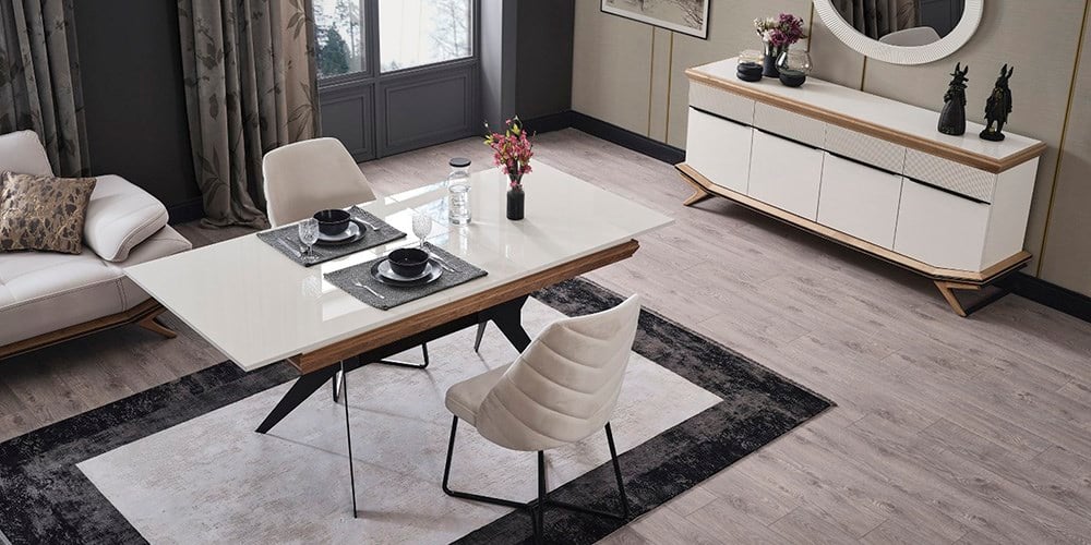 Elize Ahşap Yemek Odası