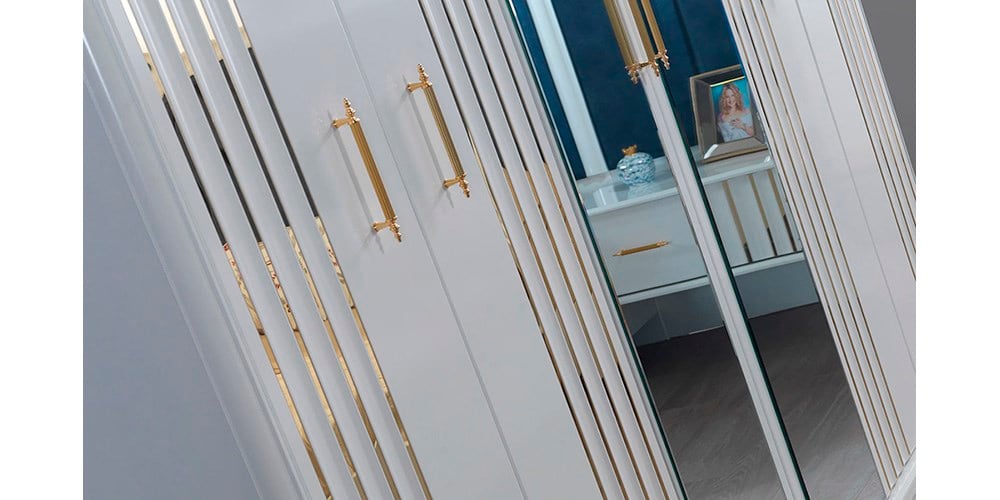 Erva Gold Kapaklı Yatak Odası