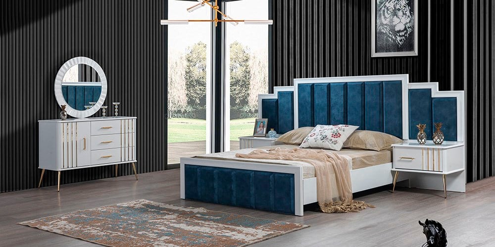 Erva Gold Kapaklı Yatak Odası