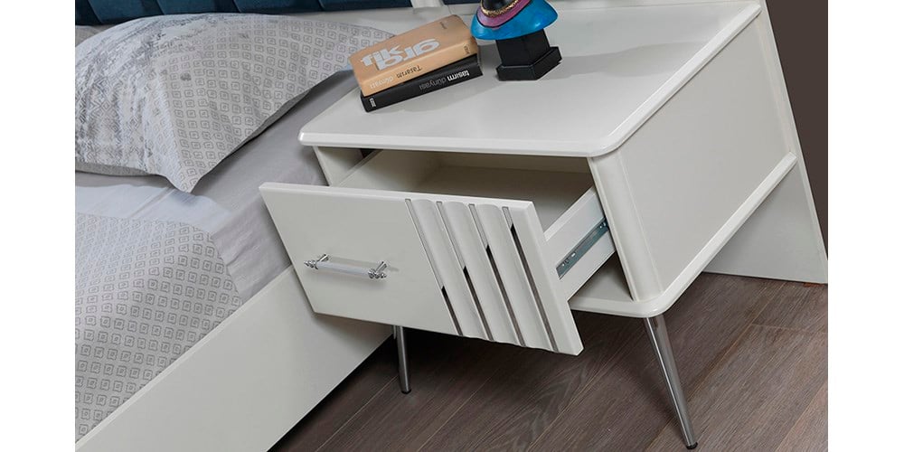 Erva Gümüş Kapaklı Yatak Odası