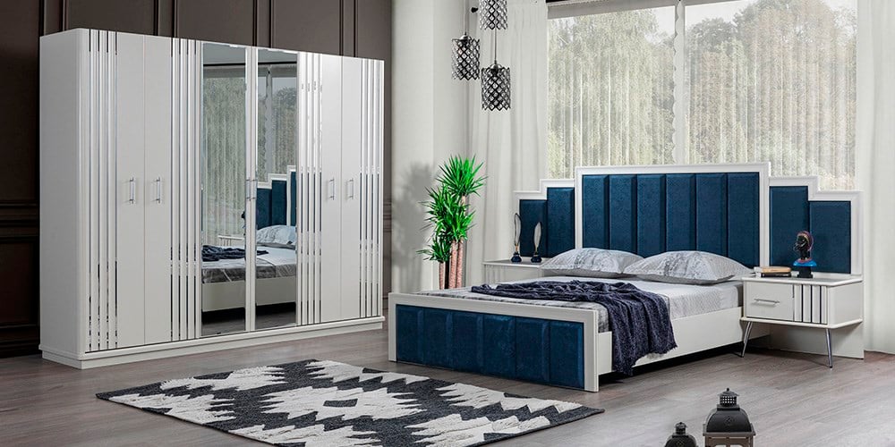 Erva Gümüş Kapaklı Yatak Odası