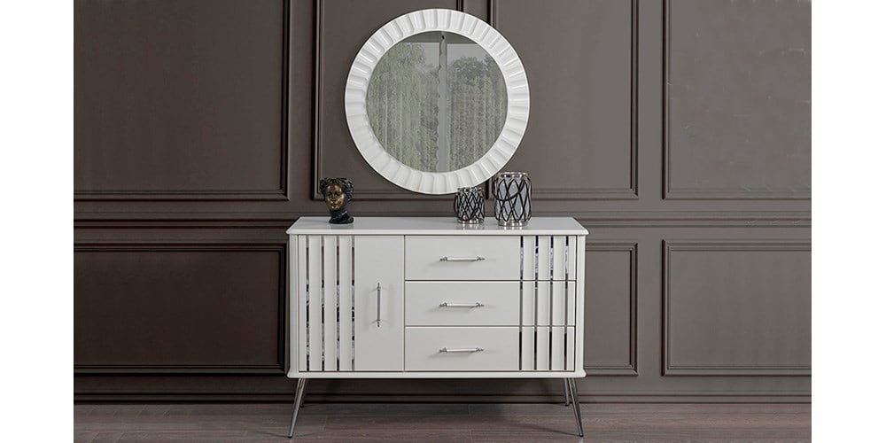 Erva Gümüş Kapaklı Yatak Odası