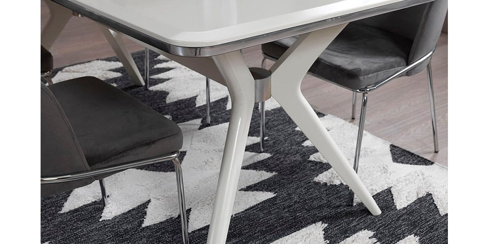 Erva Gümüş MDF Masa