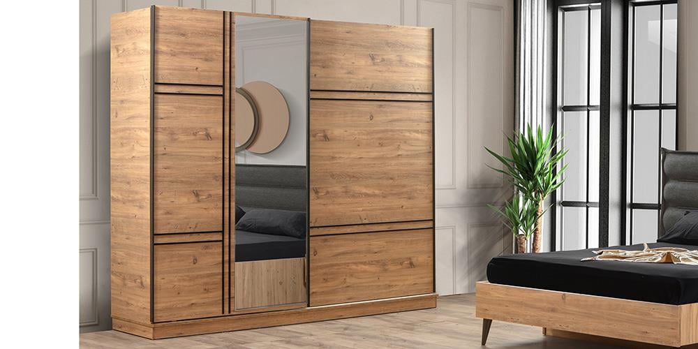 Eymen Sürgülü Ceviz Dolap