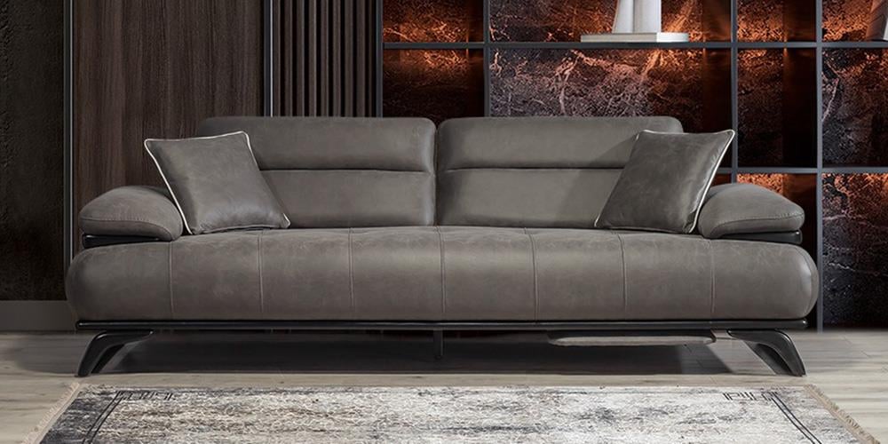 Falcon Antrasit Dinlenmeli/Sehpalı Koltuk Takımı