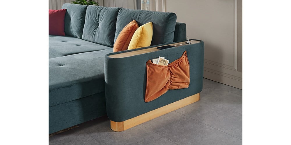 Falcon Yataklı Sandıklı Köşe Koltuk