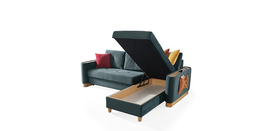 Falcon Yataklı Sandıklı Köşe Koltuk