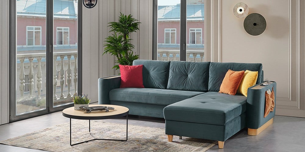 Falcon Yataklı Sandıklı Köşe Koltuk