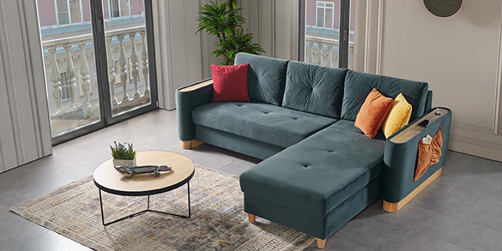 Falcon Yataklı Sandıklı Köşe Koltuk